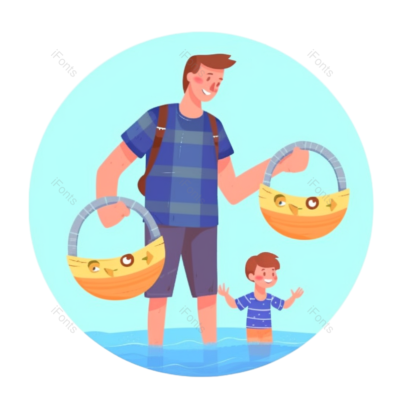 节日图片,元素元素,卡通PNG,父亲节免抠素材